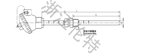 帶刻度的熱電偶（阻）